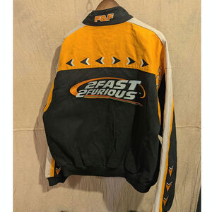 VTG 2 Fast 2 Furious Racing Jacket XL Racing Champions Movie Promo
